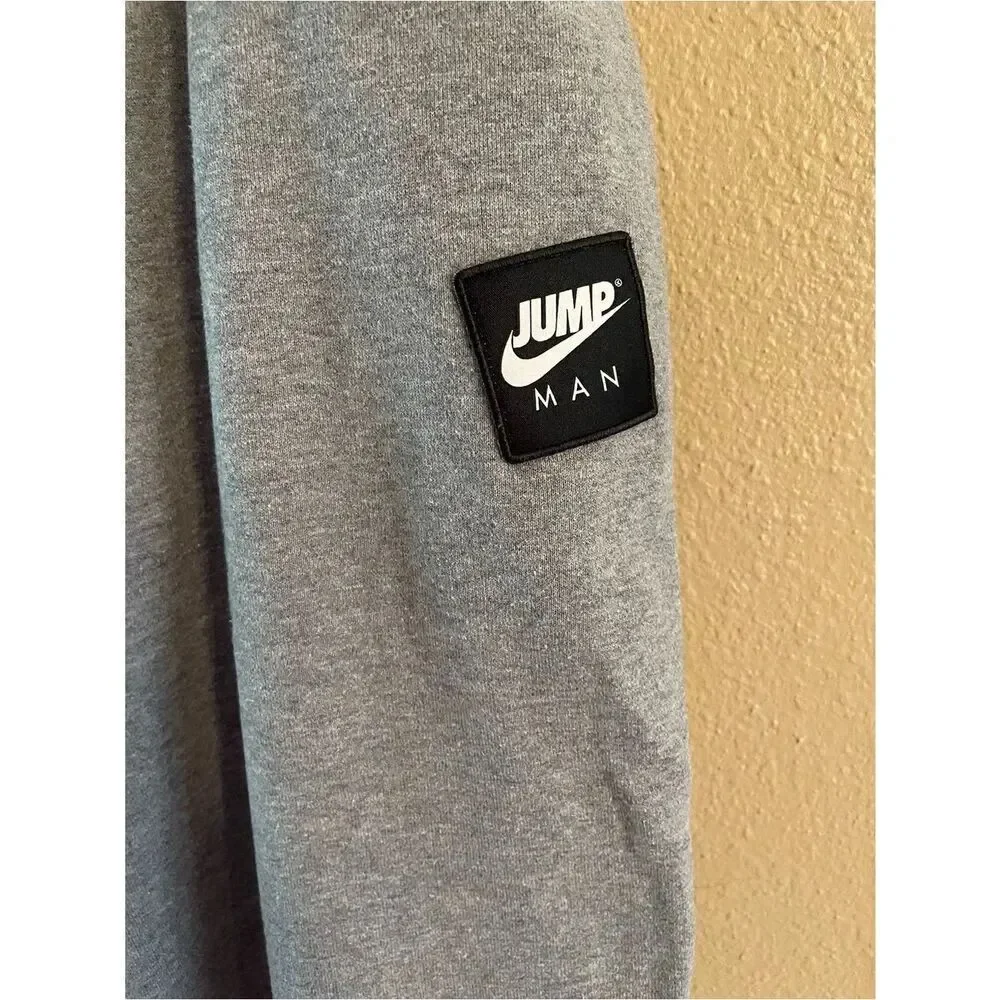 JUMP MAN Air Jordan Nike Gray Drawstring Men’s Jogger Sweatpants XL